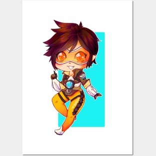 Chibi Tracer - Overwatch Posters and Art